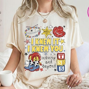 Retro I Knew It I Knew You Were Turning 5 Shirt, Swifts and Toy Story 5 Shirt, Disneyland Swifts Toy Story 5 Birthday,Toy Story Birthday tee
