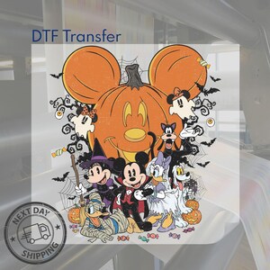 Comfort Colors® Mickey Friends Halloween Pumpkin Shirt, Spooky Season Trick or Treat Tee image 12