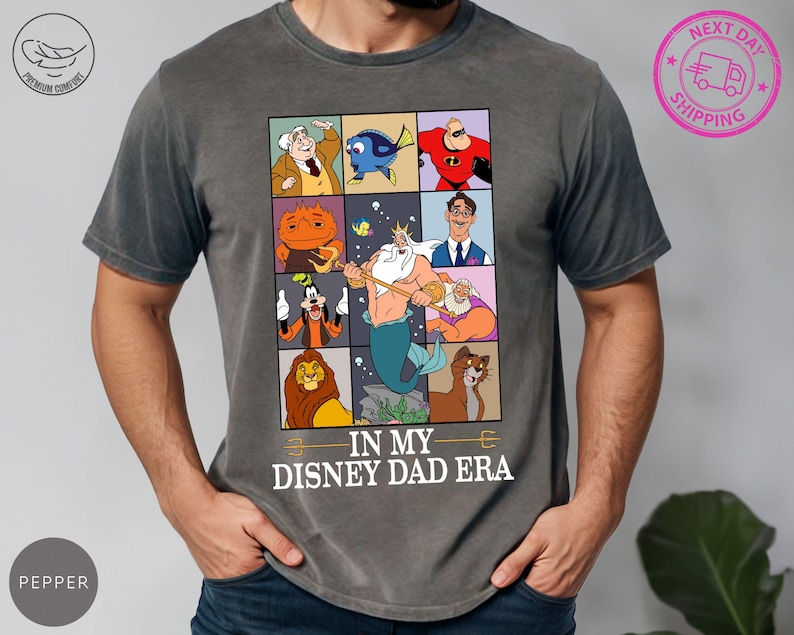 Comfort Color® Disney In My Dad Era Shirt, Dad Shirt, Disney Dada Tee, Disney Fathers Day Shirt,Disney World Tee,Disney Mens Trip 2026 Shirt