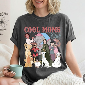 Comfort Colors® Retro Disney Cool Mom Clubs Shirt, Funny Mom Outfit, Disney Moms Shirt, Best Mom Ever Tee, Mothers Day Gifts image 2