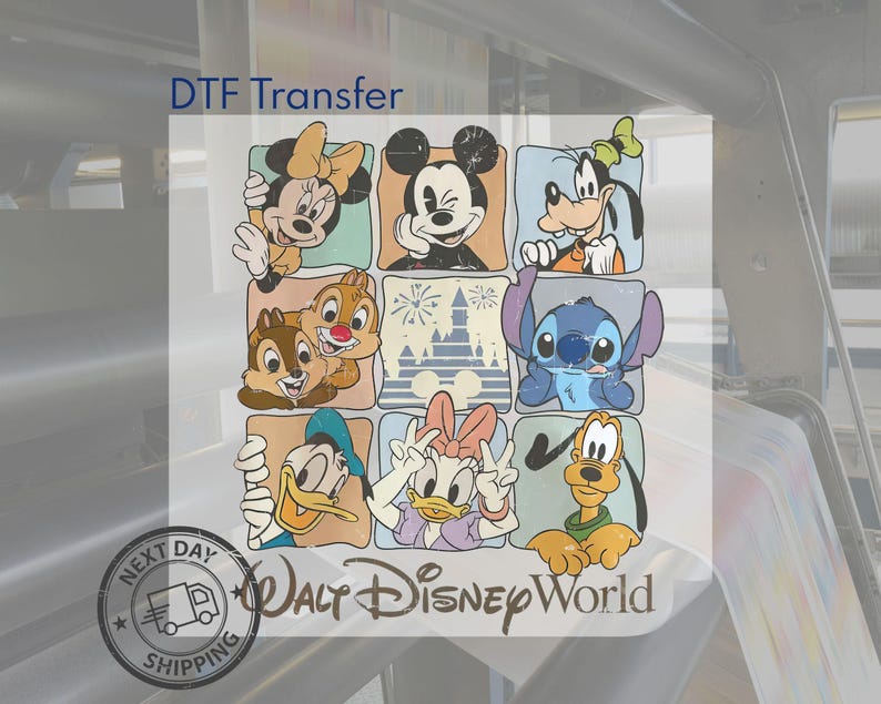 Comfort Color® Retro Walt Disneyworld Shirt, Vintage Disneyworld Shirt, Mickey And Friends Shirt, Disney Family Shirts, Disney 2026 Trip Tee zdjęcie 13