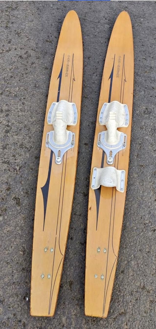 Vintage Wooden Water Ski - Etsy