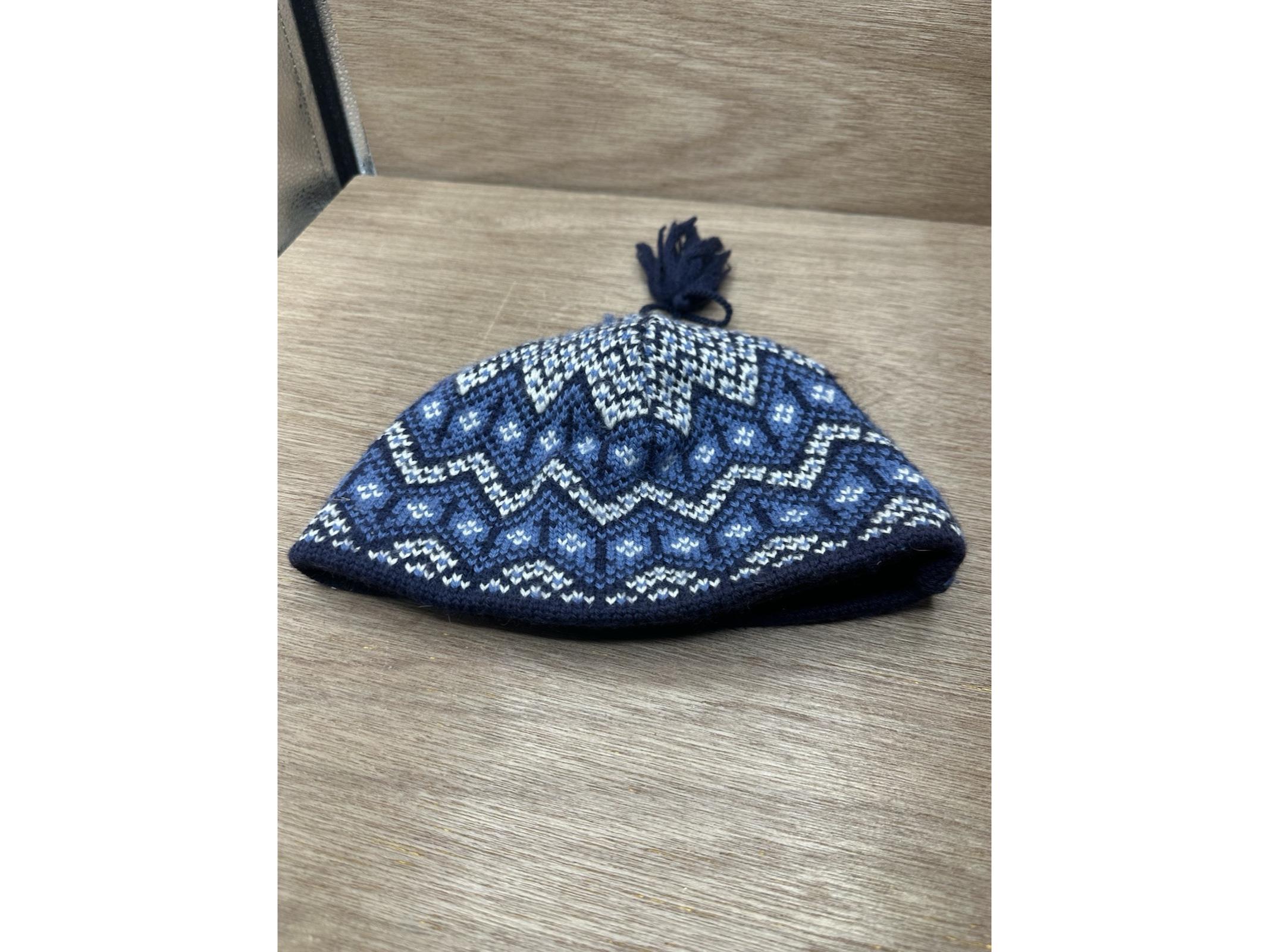 MERKLEY Wool Jacquard Knit Hat Murray Merkley - Etsy main image 2