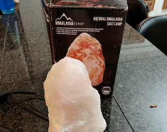 Lámpara de sal del Himalaya