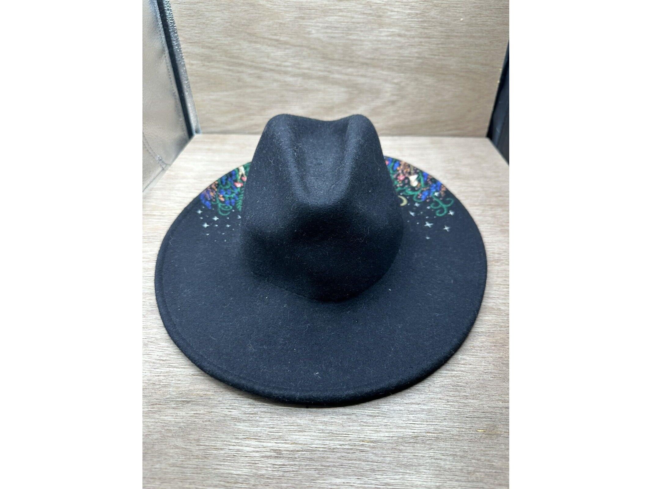 Kittenish by Jesse James Decker Women’s Hat Josie Wool Wide Brim Brown Designer KITTENISH by Jessie James Decker Josie Wool Wide  main image 2