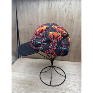 90's Pendleton Strapback Hat 5 Panel Aztec Pattern Limited Edition Made In USA image 4
