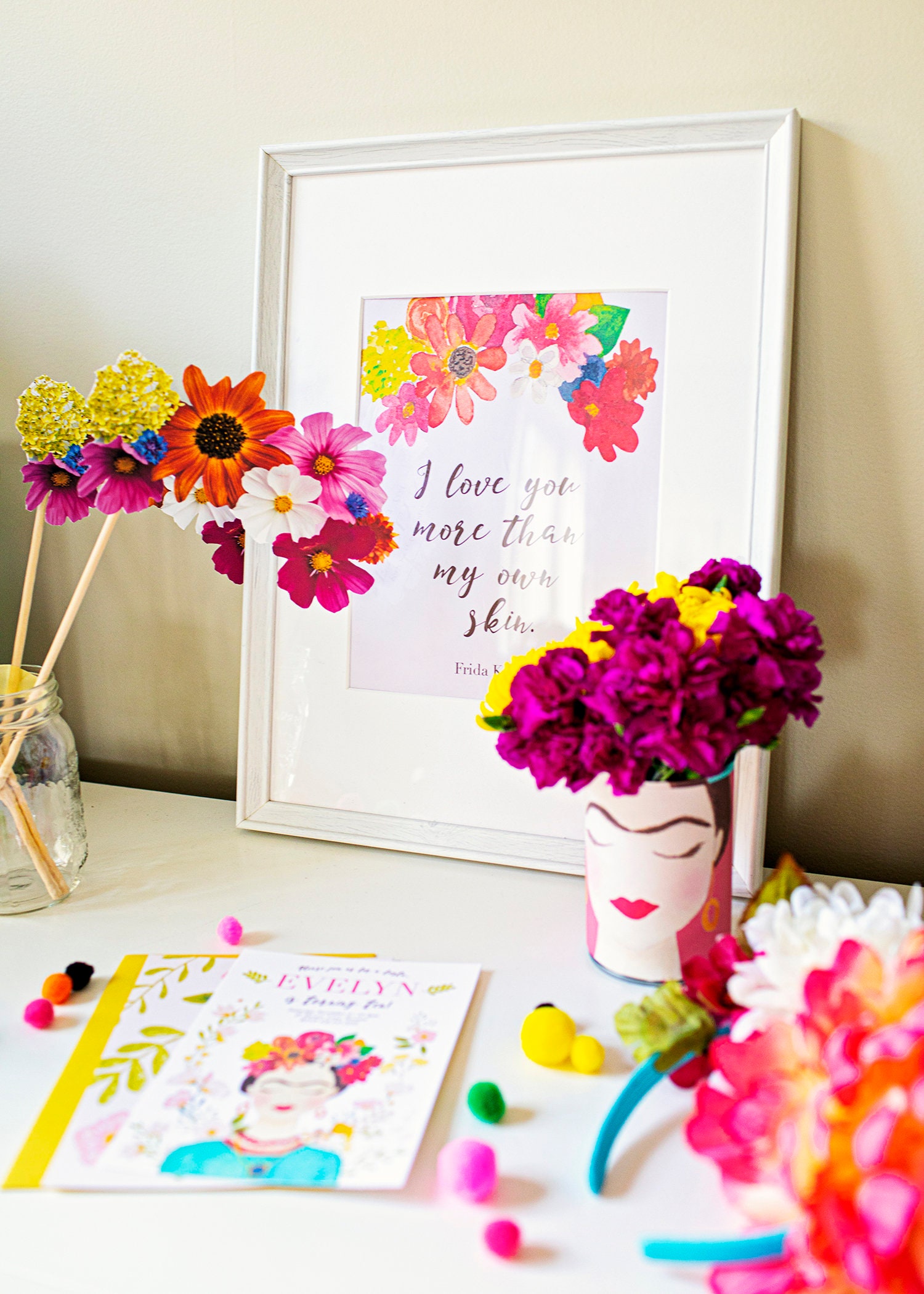 Frida Kahlo Printable Party Package / Cinco De Mayo Printable Party ...