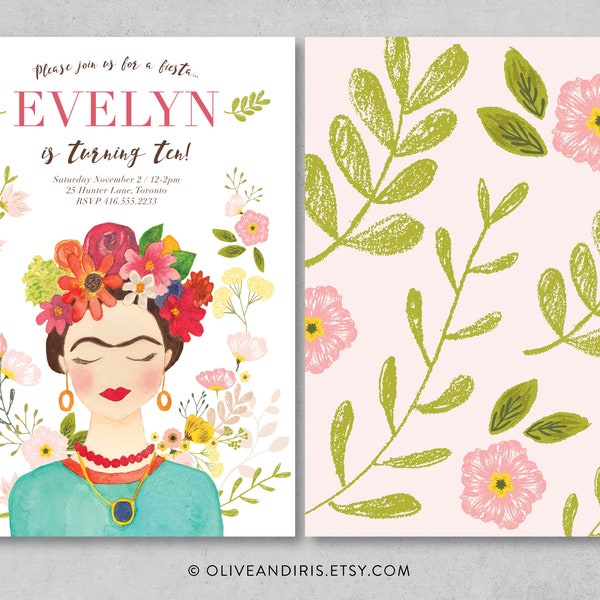 Frida Invitations - Etsy