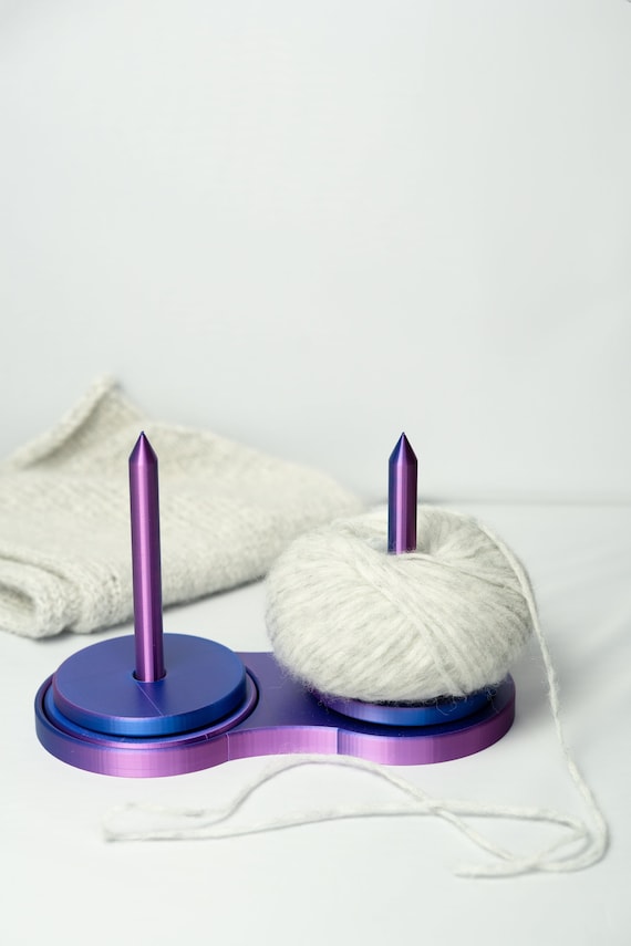 ファッション Double Yarn Holder - 3D Printed Yarn Spinner | Unique 帽子