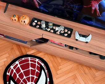 Hand Tufted Spider-Man Rug - Custom Superhero Wall Art - Marvel Fan Gift - Limited Edition