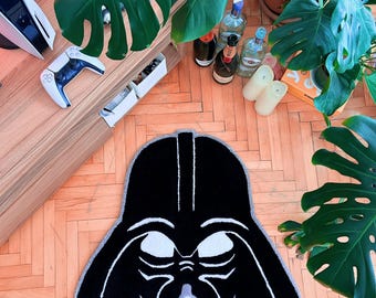Handmade Darth Vader Rug – Star Wars Tufted Wall Art