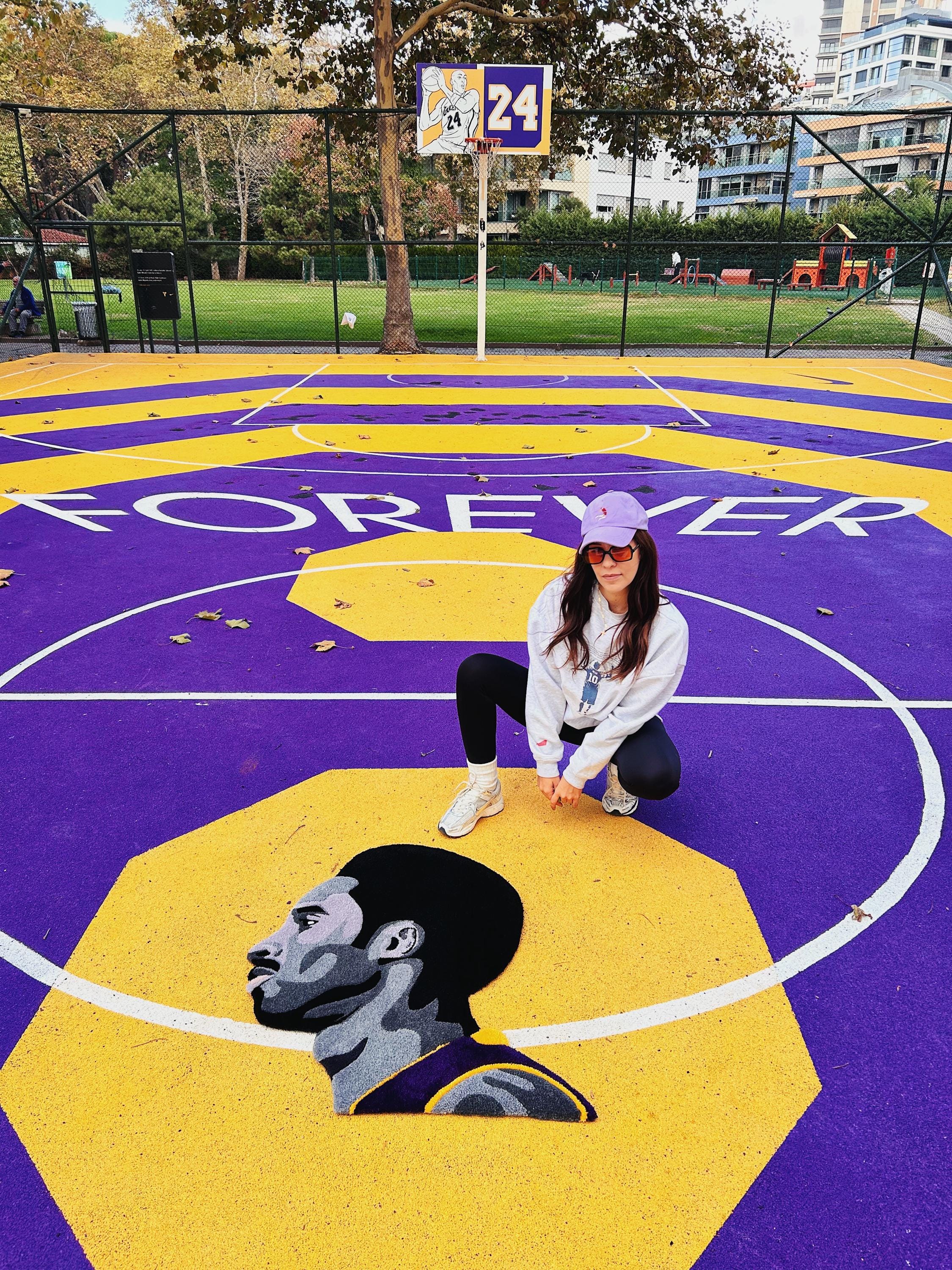 Kobe Rug Handmade Kobe Bryant Rug - Black Mamba - Iconic Basketball Decor for ...