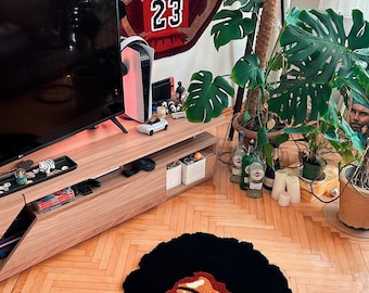Jimi Hendrix Rug/ Hand Tufted Rug