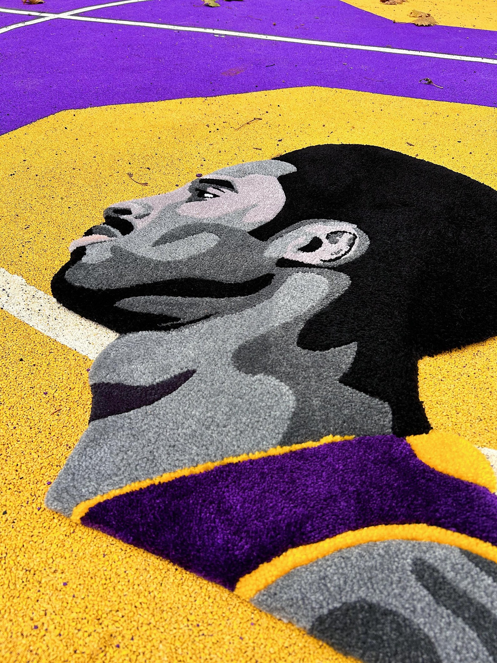 Kobe Rug Handmade Kobe Bryant Rug - Black Mamba - Iconic Basketball Decor for ...