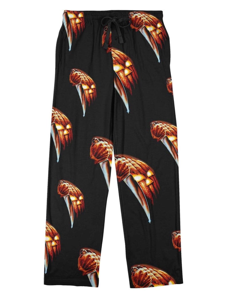 Calça De Dormir Michael Myers Halloween - Luva De Navalha Assustadora