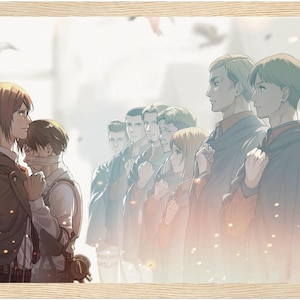 Attacco a Titan Levi Fanart, Lampada da tavolo che brilla al buio, Regalo unico, Cornice luminosa da parete,