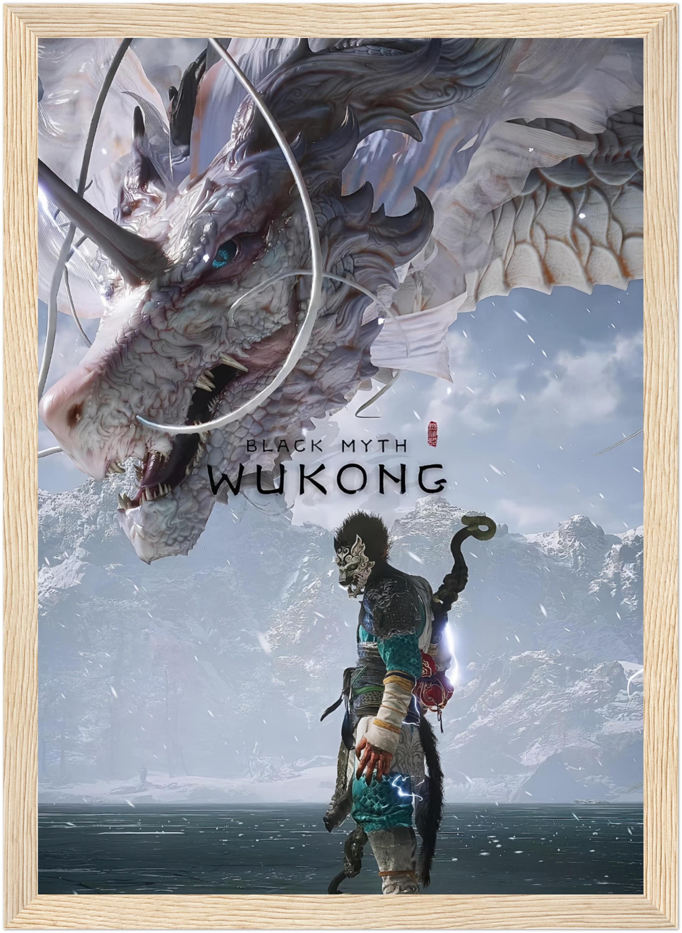 Black Myth Wukong Fanart: LED Light Painting, Unique Table Lamp - Etsy