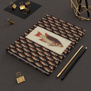 Antique Fish Print Journal: 18th Century Marine Life Notebook