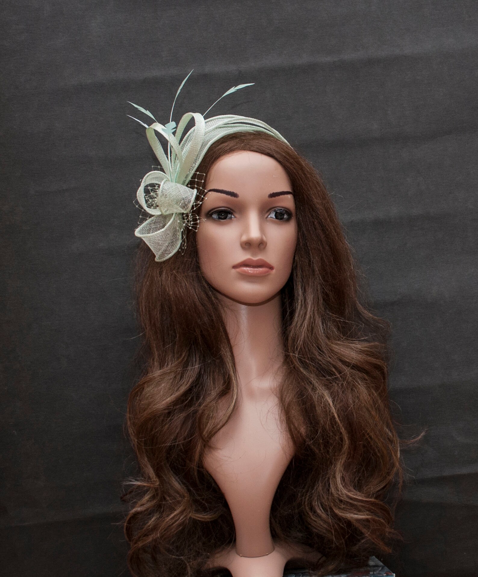 Light Green Fascinator.green Fascinator. Made to Order. Etsy