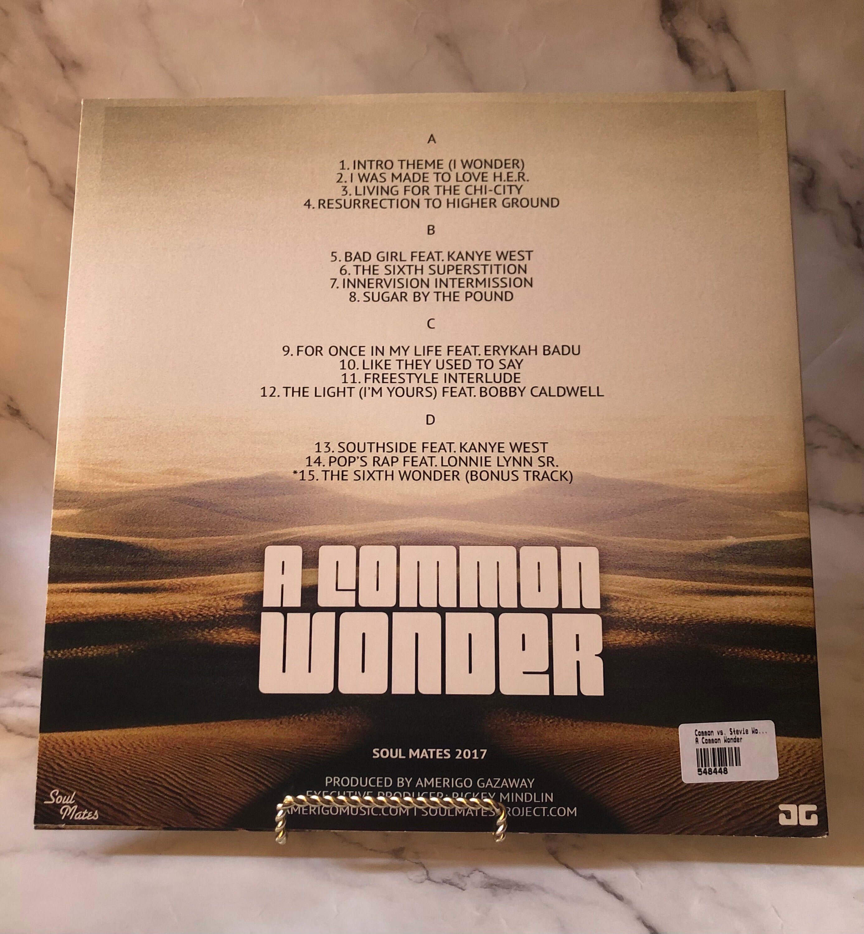洋楽 Common Wonder / Common vs. Stevie Wonder Common & Stevie Wonder - A Common Wonder | Amerigo Gazaway (Full