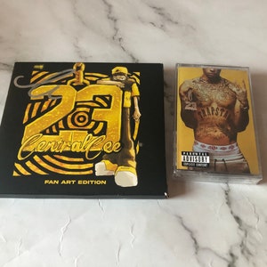 Album et bande magnétique Cee 23 signés Central Cee 23, édition Fan Art
