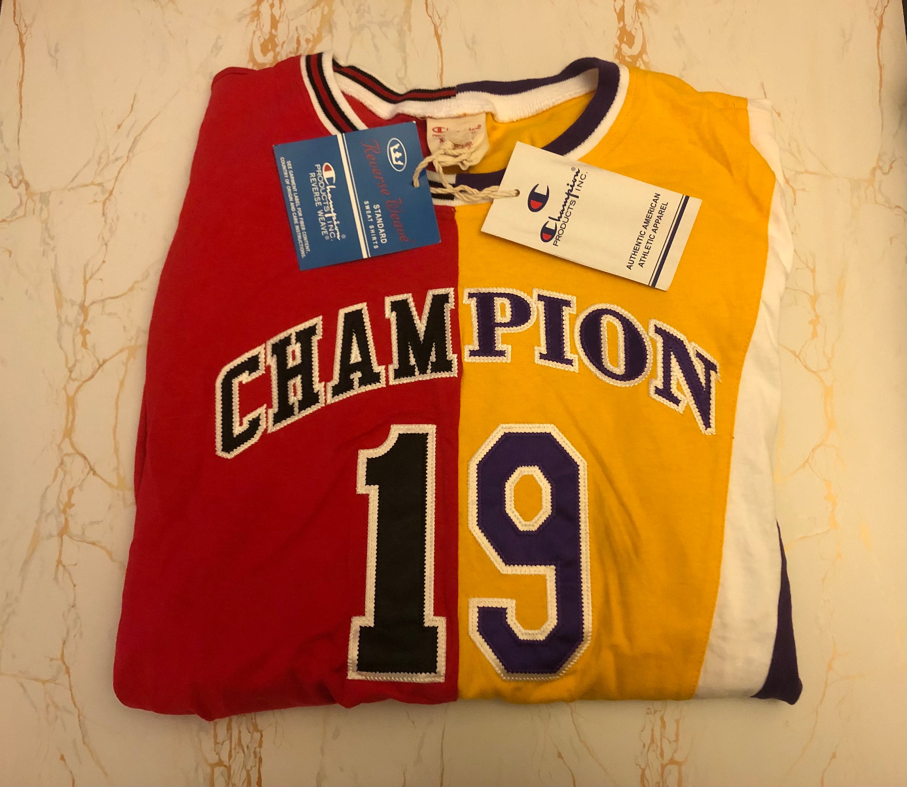 XL Champions Chicago Bulls & Lakers Limited Edition Cotton T-shirt 