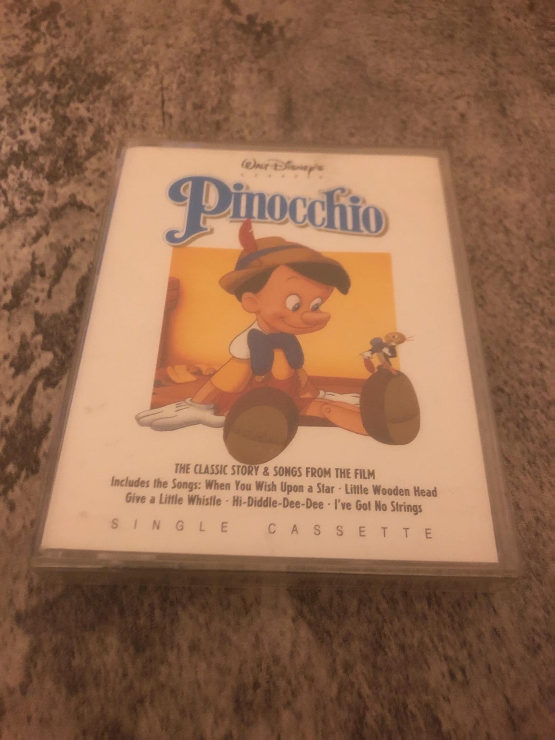 ☆希少☆ピノキオ　ヴィンテージ　ディズニーカードゲーム ディズニー ピノキオ カセットテープ 未開封 ピックウィック