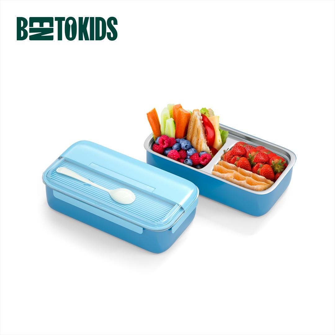 Leak proof steel food containers, lunch box for kids