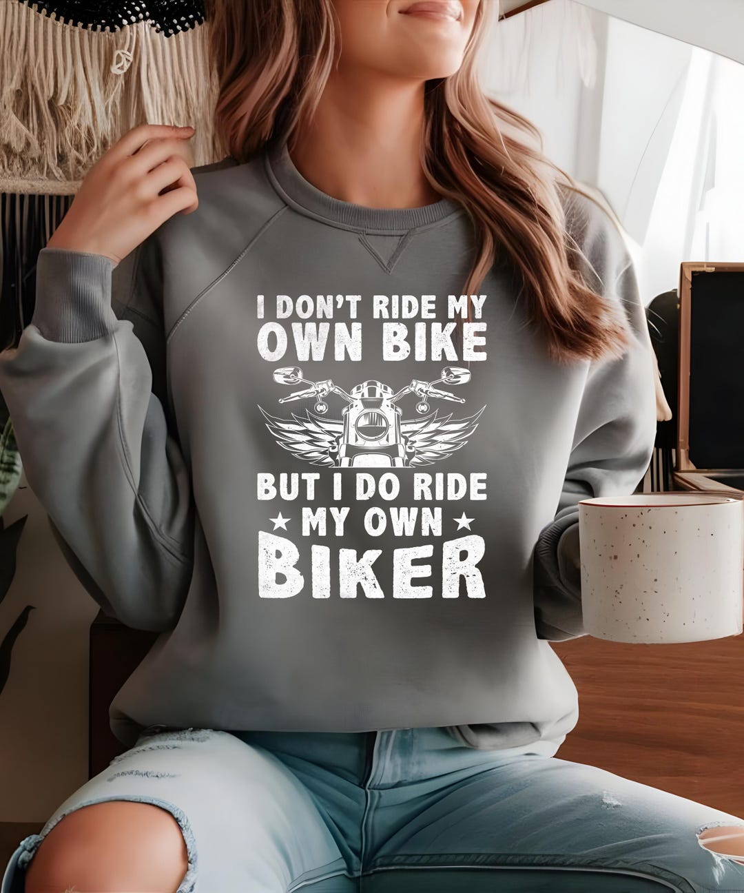 Funny Biker T-shirt , I Don't Ride My Own Bike , Motorcycle Tee - Etsy