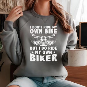 Funny Biker T-Shirt: &quot;I Don&#39;t Ride My Own Bike&quot; Motorcycle Tee