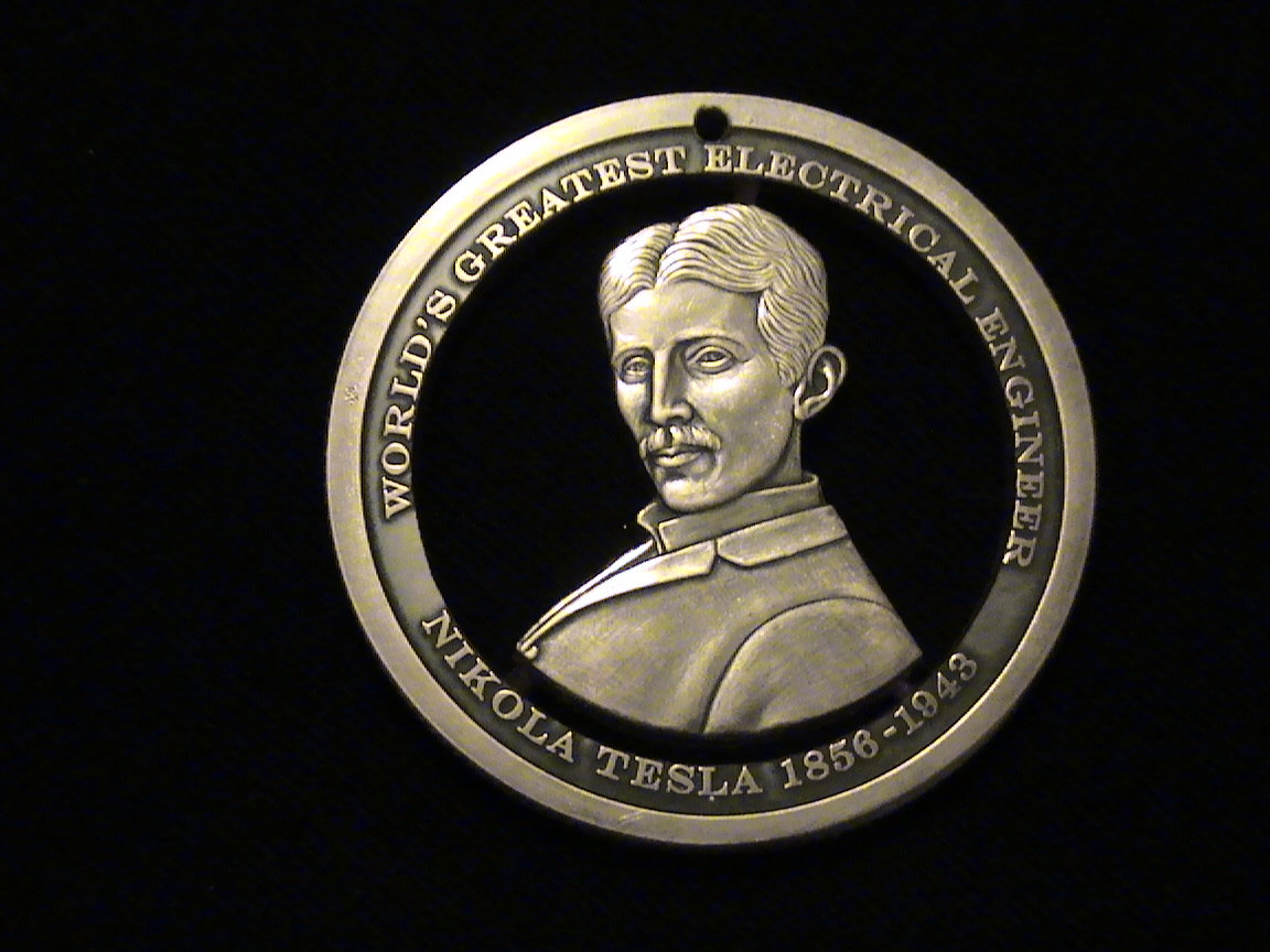 Nikola Tesla - Cut Coin Pendant - Pure Copper - Brand New!! - Etsy