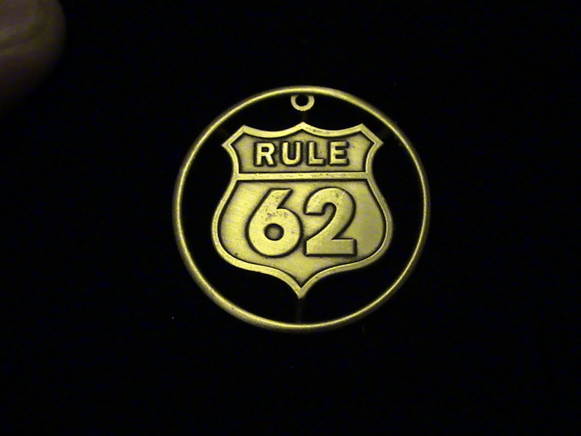 Rule 62 "Don't Take Yourself Too Damn Serious" AA Money Clip - Brass Bronze - View #7