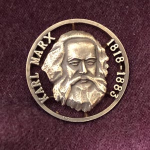 Karl Marx Hand Cut Bronze Medallion - Brand New, Rare & One Of a Kind. The Moor You Know…
