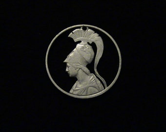 Greece, Athena, Greek Goddess of War and Wisdom, Greek Mythology, 1973