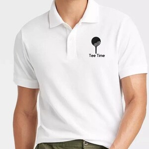Embroidered golf polos on sale