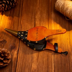 Custom Handcrafted Wooden Fireplace Bellows, Personalization  Outdoor Grilling,  Engraved  Camping Home Tool, Gift for Fireplace Enthusiasts
