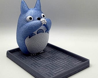 GlOW in the DARK Totoro-Inspired Incense Holder– 3D Printed – Cute Anime Home Decor & Aromatherapy Gift