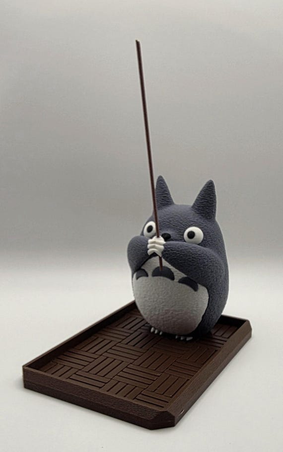 【totoroo】3点おまとめ商品 Totoro-inspired Incense Holder – 3D Printed – Cute Anime Home