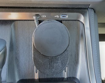 Lexus GX550 Phone Mount 2024–2026, Cigarette Lighter Slot Mount with Adjustable Ball Joint, Includes JSAUX 15W Magnetic Charger