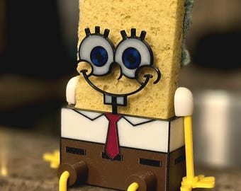 Bob the Sponge Holder – Nautical Kitchen Accessory, Fun Pre-Assembled Gift for Sea Lovers