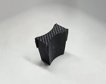 Carbon Fiber Look Rear Cup Holder Insert: 2022-2026 Toyota Tundra
