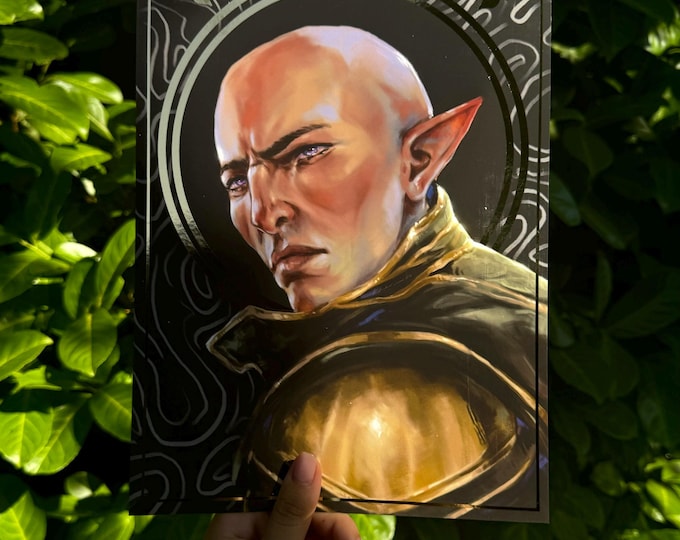 Solas Dragon Age Print - Etsy
