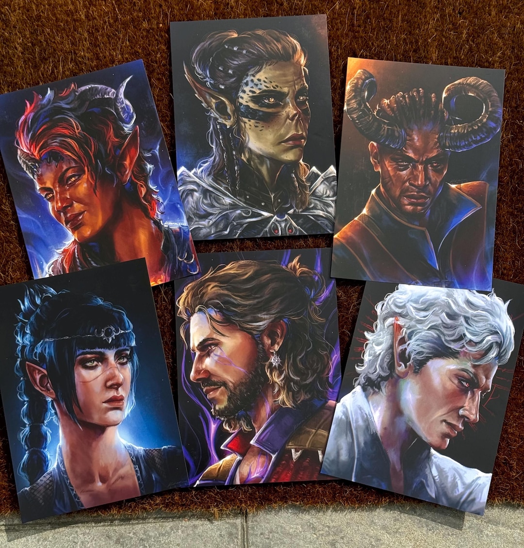 baldur-s-gate-3-party-a4-prints-astarion-gale-karlach-shadowheart