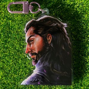 Dragon Age The Veilguard, Lucanis 3” epoxy keychain