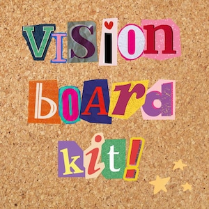 Rich B!tch Vision Board and Manifestation Printable Kit for Wealth