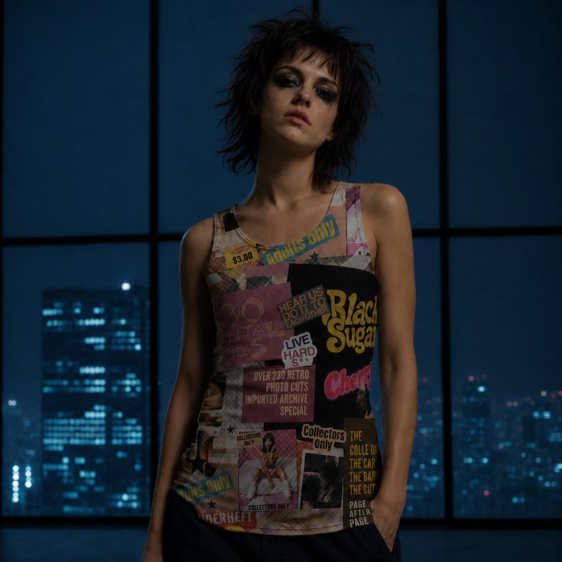 Débardeur Tyler Durden, chemise Fight Club, débardeur punk, cadeau pour fan de film culte image 5