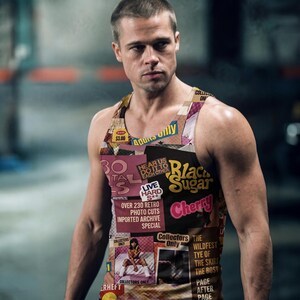 Débardeur Tyler Durden, chemise Fight Club, débardeur punk, cadeau pour fan de film culte image 1
