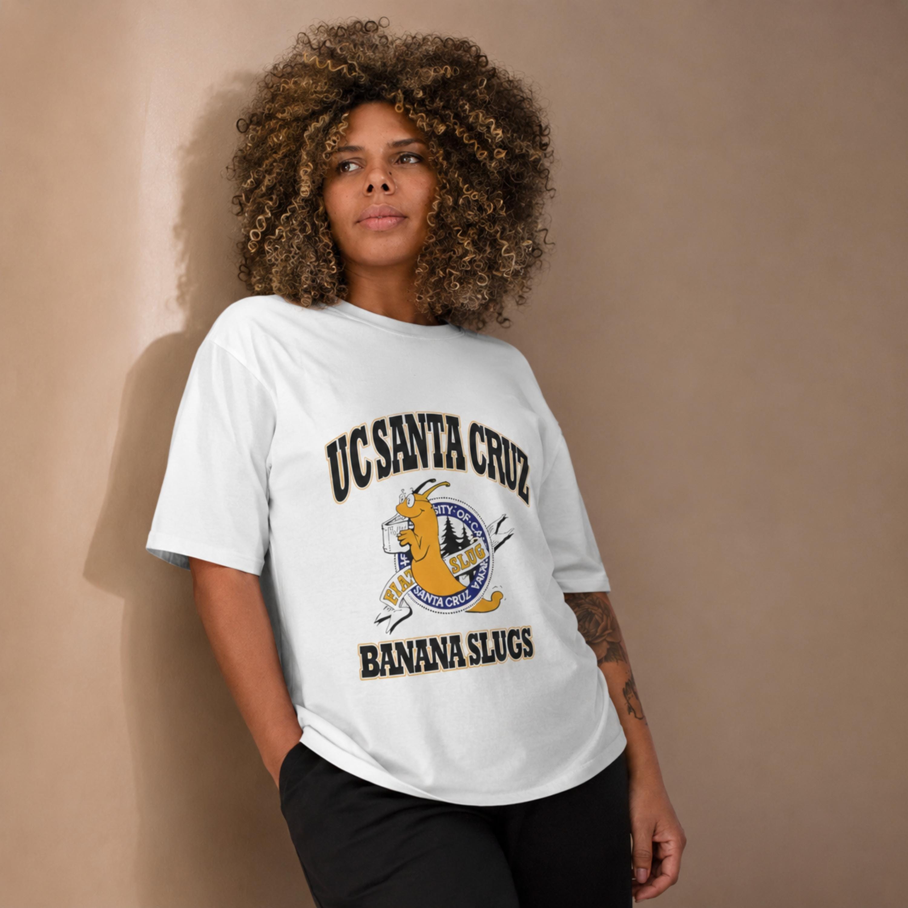 UCサンタクルーズ バナナスラッグス Tシャツ、パルプ・フィクション 