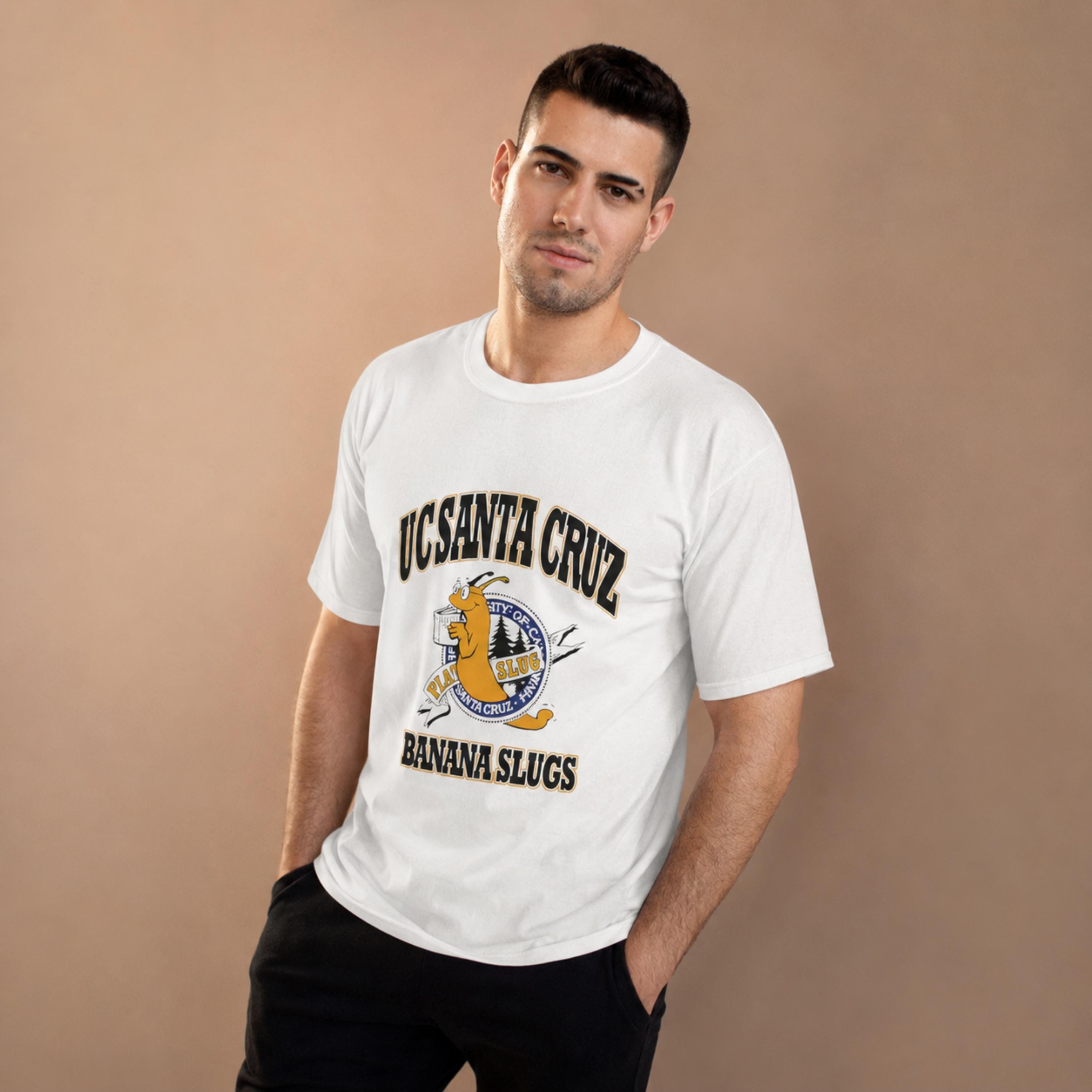 UCサンタクルーズ バナナスラッグス Tシャツ、パルプ・フィクション 