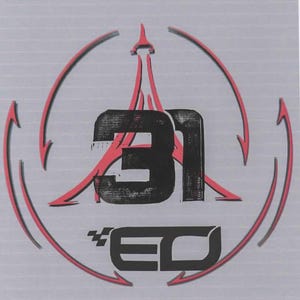 Esteban Ocon A4 driver number poster